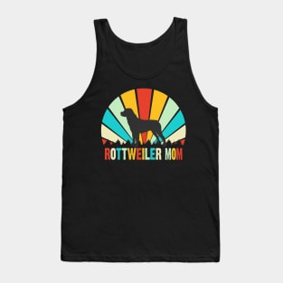 Mom and Rotweilier Dog Mom Tank Top